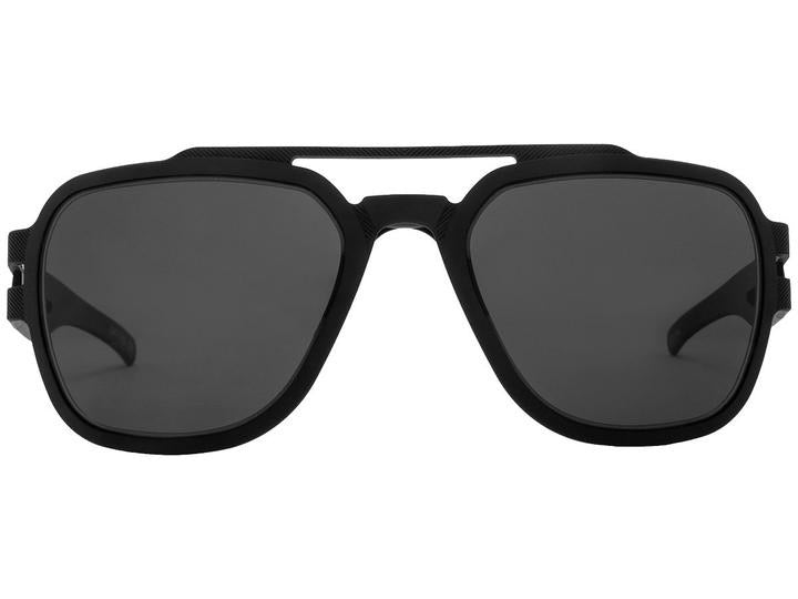 Gatorz Stark Sunglasses Polar / Smoke Polarized / Black Cerakote w/Black Logo